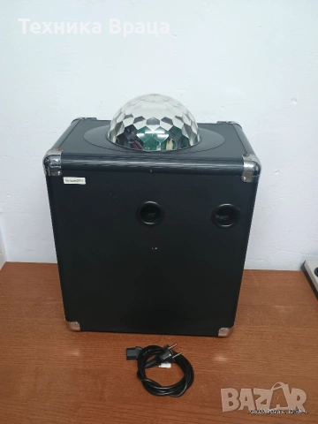 Преносима Bluetooth тонколона ION Party Rocker с вградена светлинна топка за парти ефекти., снимка 18 - Bluetooth тонколони - 55185496