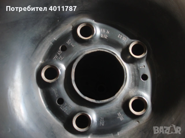 Железни Джанти 4 броя от VW Tiguan 16 цола, снимка 2 - Гуми и джанти - 54574368