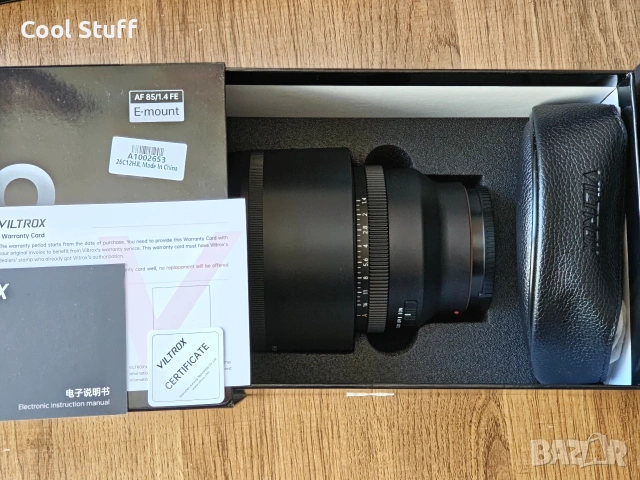 Обектив Viltrox AF 85mm F1.4 PRO FE за Sony, снимка 6 - Обективи и филтри - 54339627