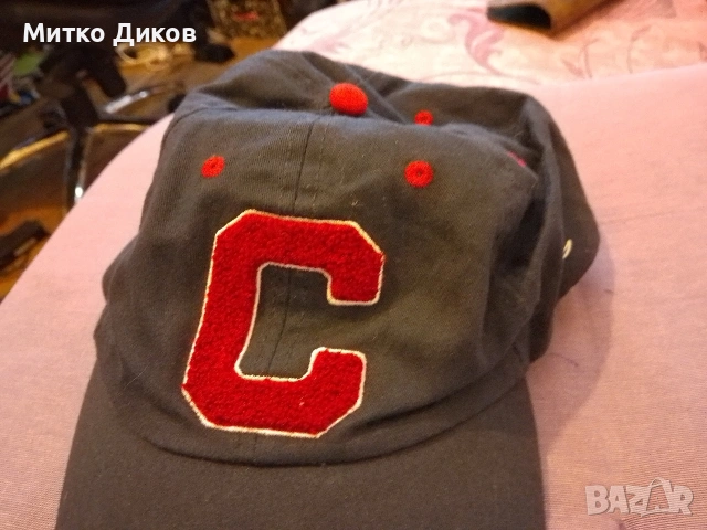 бейзболна шапка маркова на Champion на Cleveland Indians., снимка 2 - Шапки - 54649333