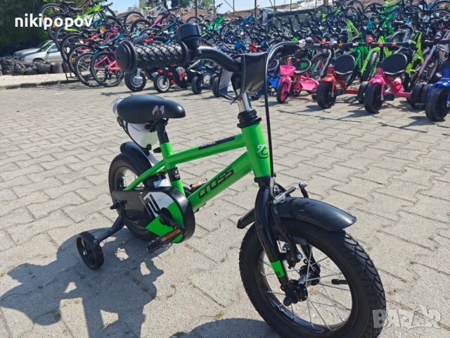CROSS Велосипед 12" PATROL зелен, снимка 5 - Велосипеди - 54357472