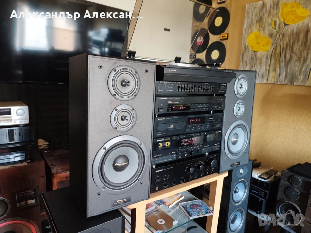 Pioneer A-445+CT-W710R+PR-4350+F-445+PL-443+CS-3070+GR333, снимка 3 - Аудиосистеми - 54410960