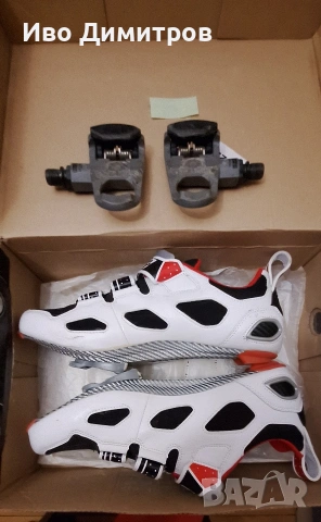 Обувки за шосейно колоездене + педали LOOK +летен екип, снимка 3 - Спортни обувки - 54008628