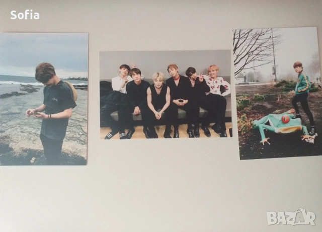 сет картички на BTS голям размер чисто нови