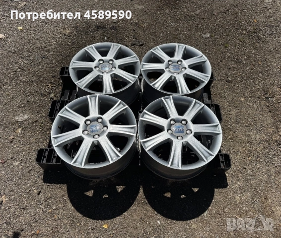 4бр.Алуминиеви джанти RONAL 17" 5x112 за Seat Leon,Altea,Vw Golf,Caddy,Touran,Skoda Octavia,Audi A3