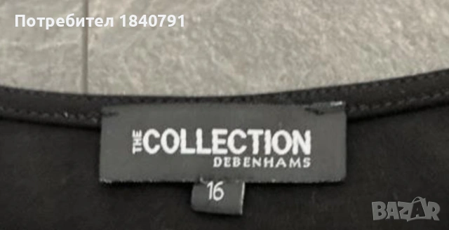 Черна стилна рокля, стреч, на Debenhams UK – The Collection – XL (46-48), снимка 4 - Рокли - 54843641