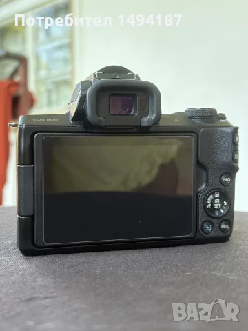 Canon EOS M50 пълен комплект, снимка 3 - Фотоапарати - 55388930