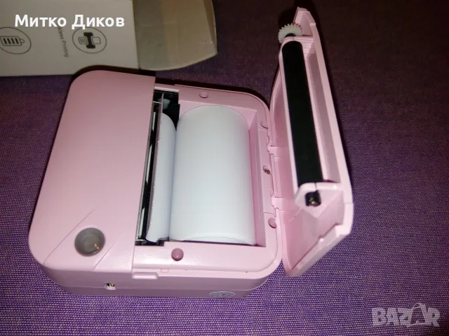Безжичен преносим термичен принтер Bluetooth приложение нов, снимка 8 - Принтери, копири, скенери - 55570091