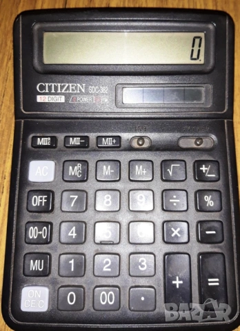 Kалкулатори Citizen SDC 382,Migin 40920,12 Digit,Dual powered и джобни такива, снимка 12 - Друга електроника - 54509250