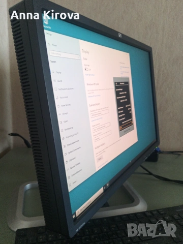 Монитор HP LP2475w, снимка 2 - Монитори - 54427207