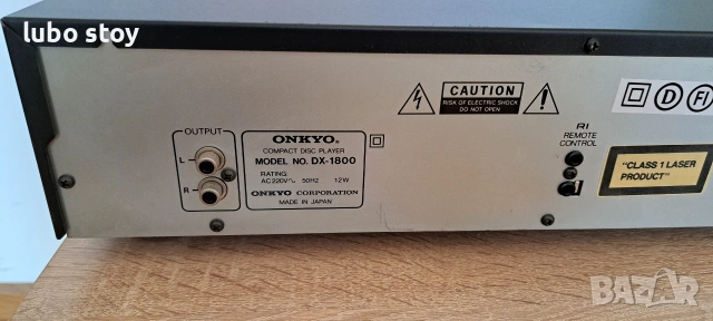 CD player onkyo DX 1800, снимка 5 - Ресийвъри, усилватели, смесителни пултове - 55249966
