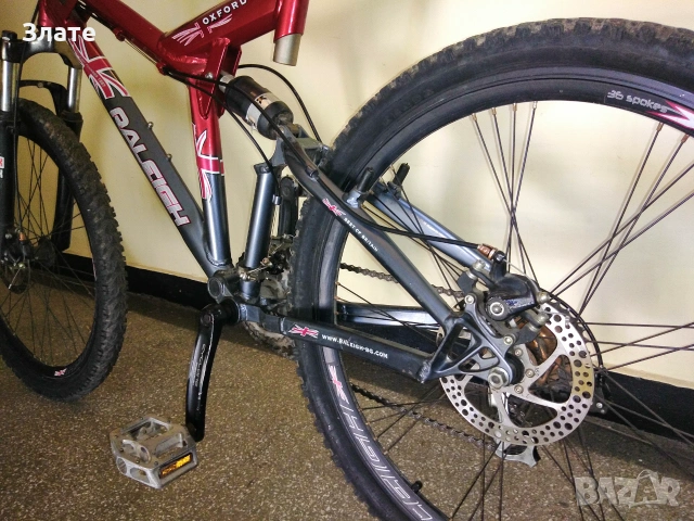 Велосипед Raleigh 26гуми "М",алуминиево планинско колело,дискови.Shimano, снимка 14 - Велосипеди - 55017974