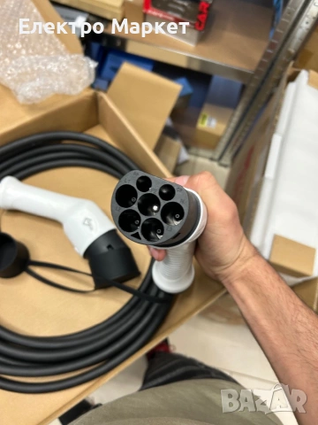 Electric car charging cable - Type 2 to Type2 32A three-phase 5m, снимка 2 - Аксесоари и консумативи - 54220224