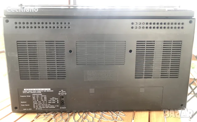 Голям Радиокасетофон Wilco CRS-1049(Japan)!, снимка 10 - Радиокасетофони, транзистори - 55515425