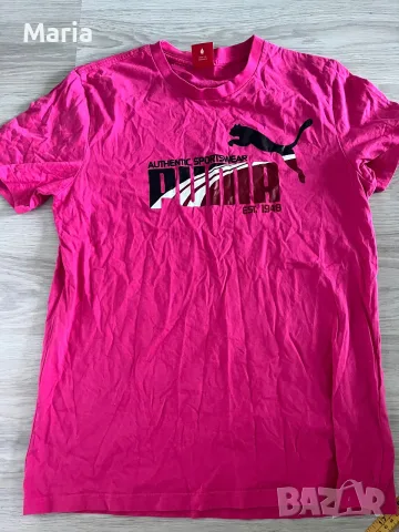 Puma Authentic Sportswear Pink T-Shirt M