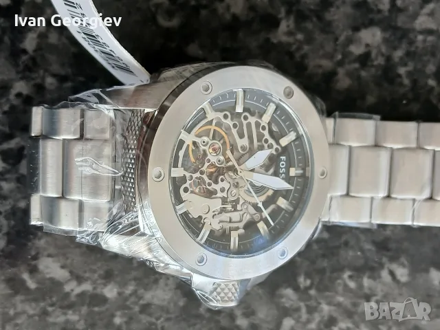 Нов масивен мъжки автоматичен часомник Fossil ME3081, снимка 6 - Мъжки - 55614890