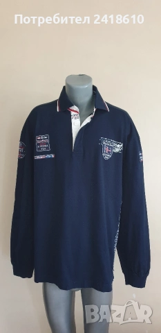 Paul & Shark KIPAWA Made in Italy Cotton Mens Size 3XL ОРИГИНАЛ! Мъжка Блуза., снимка 7 - Блузи - 54874088