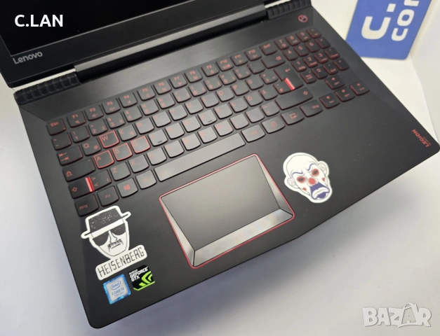 Legion Y520-15IKBN i5 7300HQ/16GB/256SSD/1TB HDD/GTX 1050ti-4GB/FHD/Подсветка, снимка 8 - Лаптопи за игри - 54953207