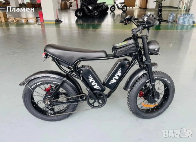 Нов!! Електрически велосипед YVY C20 Max 2000W 52V/2*20Ah 60 км.ч. 120 км., снимка 3 - Велосипеди - 54691261
