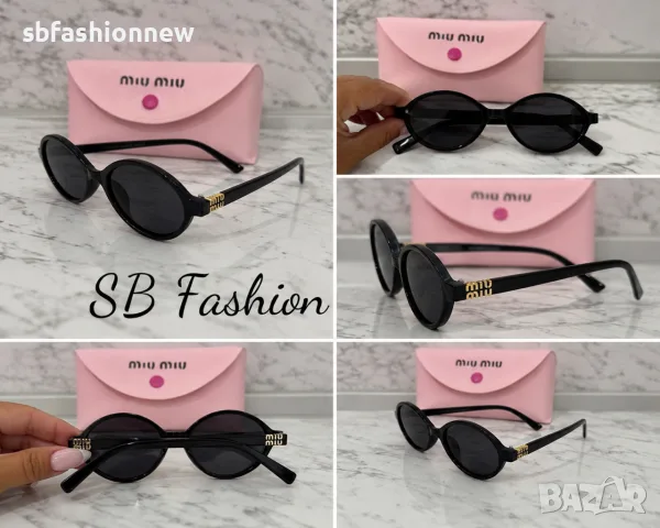 Miu Miu очила с лого в черно