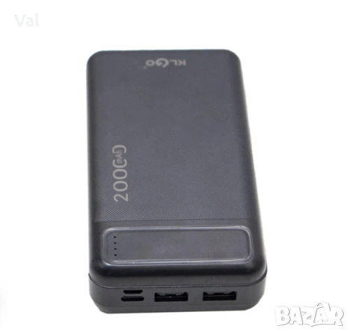 Преносима батерия KLGO 20000mAh Power Bank KP-21, снимка 4 - Външни батерии - 54785701