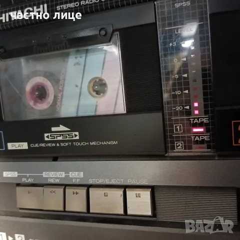Хитачи ТRK w55e, снимка 5 - Радиокасетофони, транзистори - 55452364