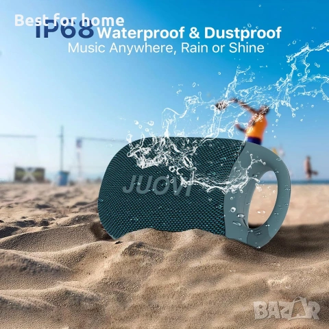 JUOVI Clip Безжичен преносим Bluetooth високоговорител, 24-часово възпроизвеждане, снимка 4 - Bluetooth тонколони - 55057058