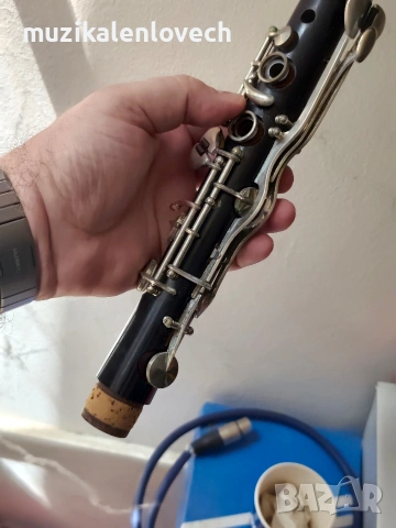 Vintage Amati Kraslice Wooden Clarinet /German System/ Made in Czechoslovakia кларинет с куфар, снимка 10 - Духови инструменти - 55206116