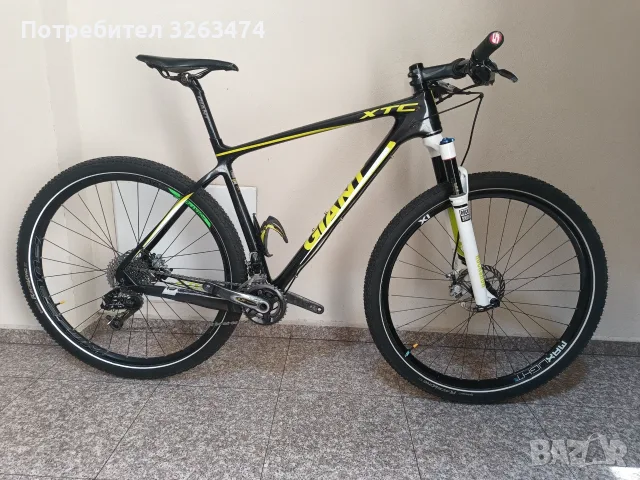 Карбонов планински велосипед Giant XTC advanced SL 29 размер XL