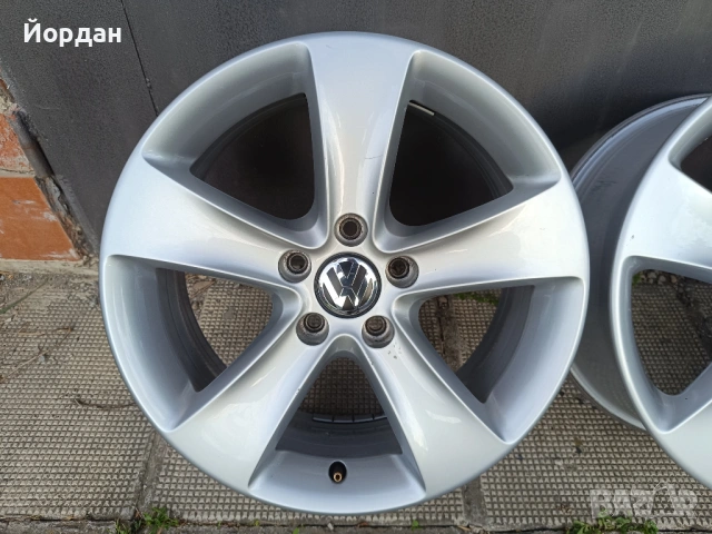 ОРИГИНАЛНИ джанти 17 ' цола 5x112 ФОЛКСВАГЕН / Volkswagen 57,1 ET39, снимка 8 - Гуми и джанти - 54568727