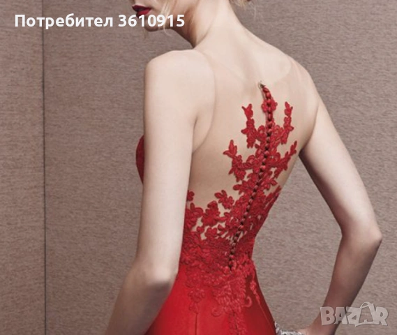 Дантелена официална рокля , снимка 3 - Рокли - 54485791