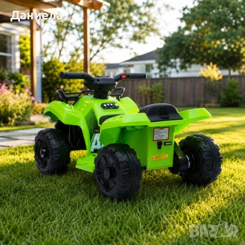 Детско акумулаторно ATV NV-J320 6V – LED светлини, USB музика и офроуд приключения за деца , снимка 4 - Други - 54974536