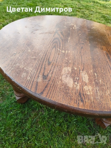 Дъбова холандска холна маса, снимка 5 - Маси - 54167728