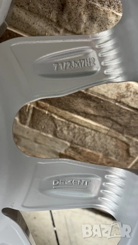 Джанти DEZENT 17 5x114.3 + Гуми 215/60 - ПЕРФЕКТНИ !!!, снимка 5 - Гуми и джанти - 55252645