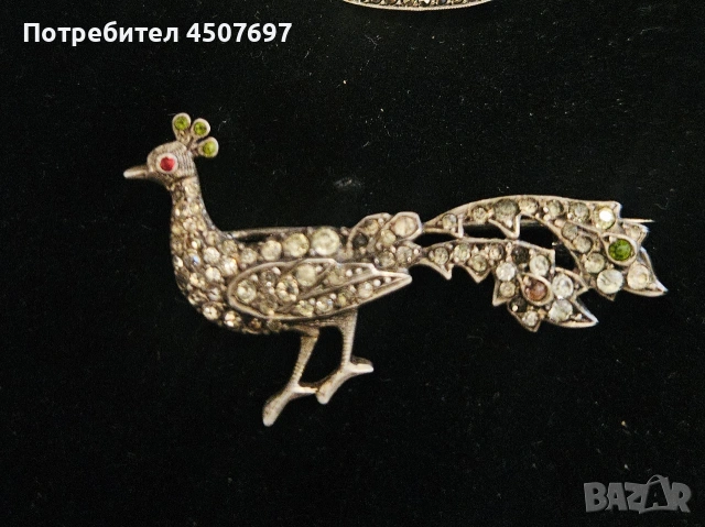 Изискана колекция от автентични антикварни брошки 1900 - 1920 г., снимка 2 - Колиета, медальони, синджири - 54703300