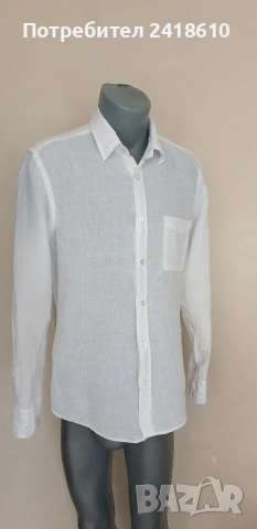 Hugo Boss Relegant_6 Len Regular Fit Mens Size M / XL НОВО! ОРИГИНАЛ! Мъжки Ленени Ризи., снимка 18 - Ризи - 54822034
