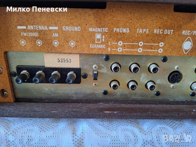 SONY HST 139.VINTAGE STEREO FM RECEIVAR,CASSETTE RECORDER.MADE IN JAPAN., снимка 8 - Ресийвъри, усилватели, смесителни пултове - 54734653