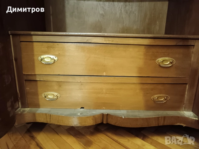 Антикварен  четрикрилен гардероб, снимка 6 - Гардероби - 55149386