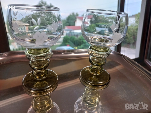 Кристални чаши за ликьор Roemer, снимка 3 - Чаши - 54812227