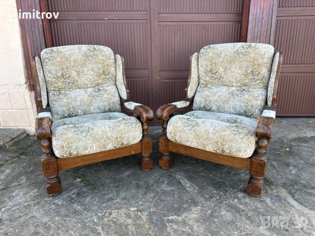 Комплект 2 бр. масивни кресла – класически стил