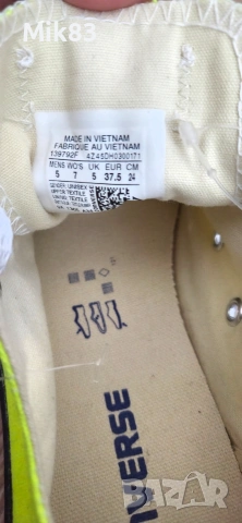 Гуменки CONVERSE 37,5 номер, снимка 6 - Маратонки - 54626838