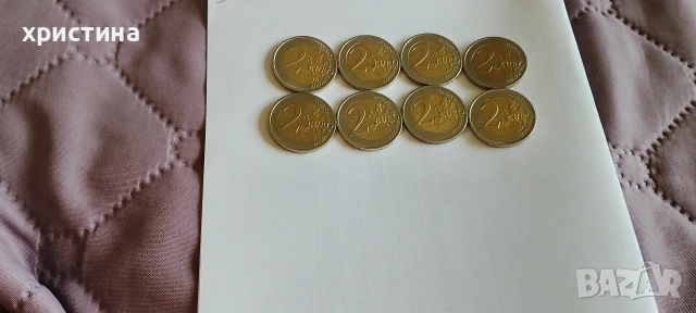 Възпоменателни монети от 2 евро, снимка 2 - Нумизматика и бонистика - 54740986