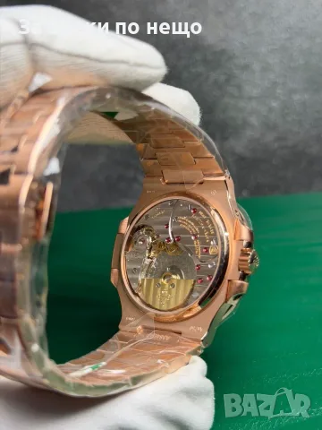 Patek Philippe Nautilus 5712 Moon Phase Rose Gold Мъжки Часовник Код Chronolux70, снимка 4 - Мъжки - 55659554