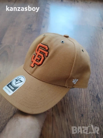 47 Brand x Carhartt MLB San Francisco Giants Captain Rl Relaxed Fit Cap - мъжка шапка КАТО НОВА , снимка 5 - Шапки - 55087027