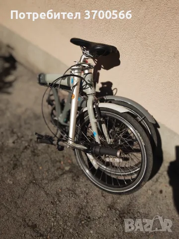 Сгъваем алуминиев велосипед Kansi X1 – Shimano Nexus 3, сервизиран, снимка 5 - Велосипеди - 55543577