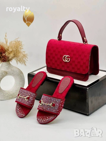 Gucci Нови Дамски Чехли Различни Цветове Гучи , снимка 7 - Чехли - 55152592