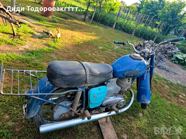 Продавам ретро мотор Jawa motorcycle Jawa – работещ, класика с история, снимка 2 - Мотоциклети и мототехника - 54952488