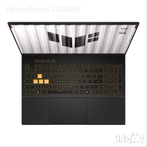 ASUS TUF F16/165Hz FHD+/RTX 5060/i5-14450HX/16GB DDR5/1TB/Гаранция 4г./RGB, снимка 5 - Лаптопи за игри - 54454154