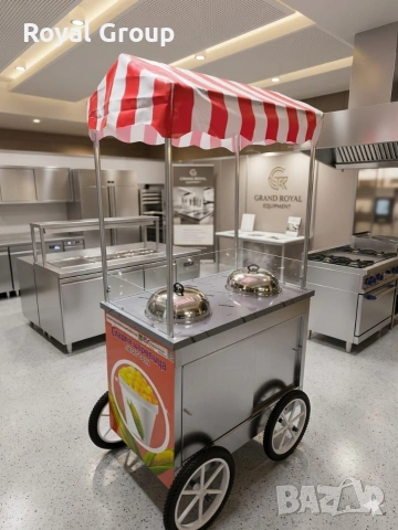 Колички за царевица на пара 