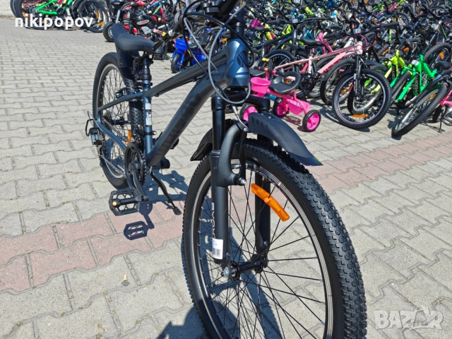 X Велосипед 24" WHIZZY сив, снимка 4 - Велосипеди - 54493398